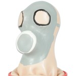 CONDOMERIE - HANDBEMALTE NEUHEIT KONDOME GASMASKE